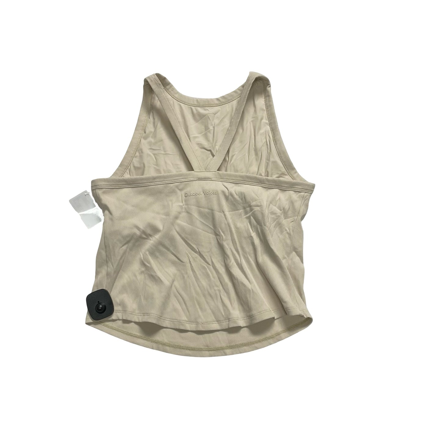 Athletic Tank Top By Outdoor Voices In Cream, Size:L