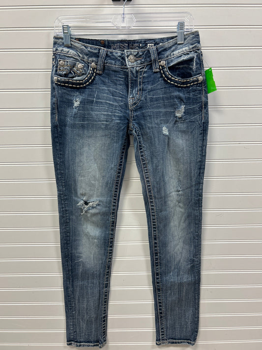 Jeans Skinny By Miss Me In Blue Denim, Size:6