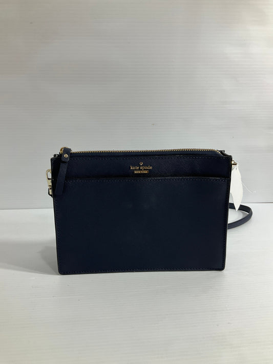 Crossbody Designer By Kate Spade In Blue, Size:Medium