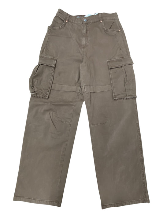 Pants Cargo & Utility By Bershka In Brown, Size:6