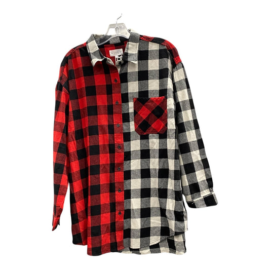 Top Ls By Rise Jeans In Red, Size:S