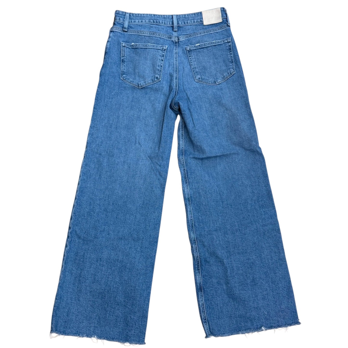 Jeans Wide Leg By Paige In Blue Denim, Size:8