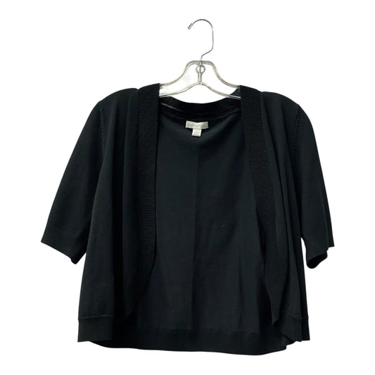 Cardigan By Charter Club In Black, Size:L