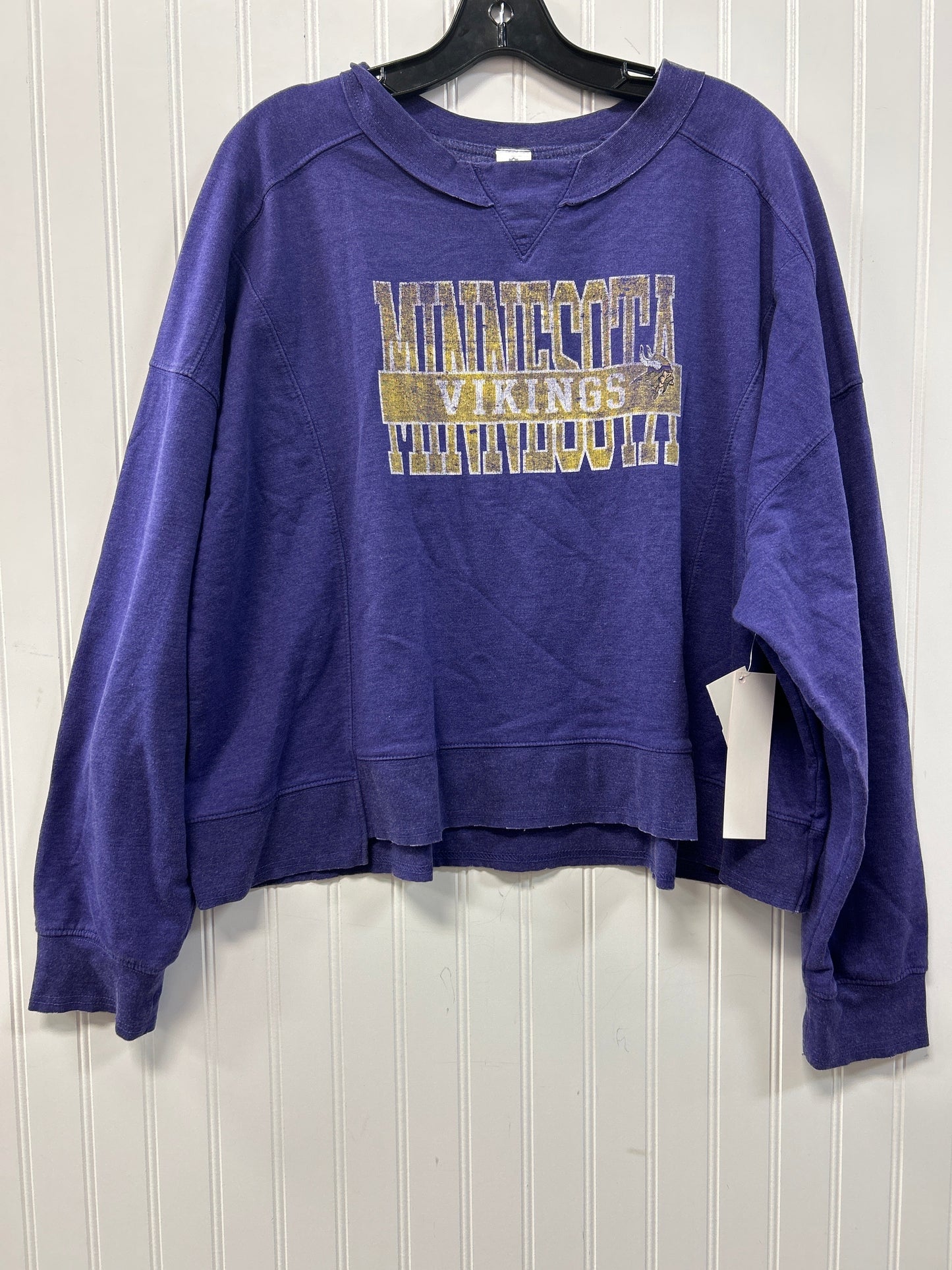 Top Ls By Nfl In Purple, Size:Xl