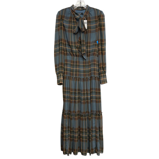 Dress Casual Maxi By Lauren By Ralph Lauren In Plaid Pattern, Size:Xs