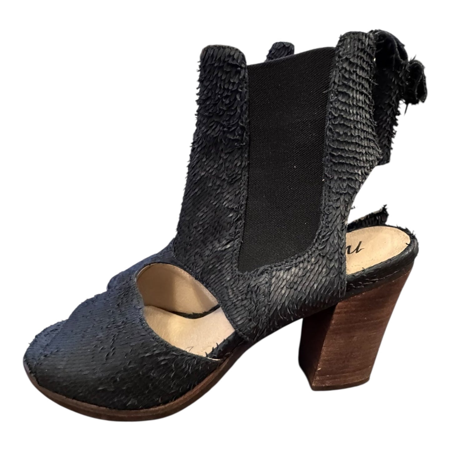 Sandals Heels Block By Matisse In Navy, Size:9.5