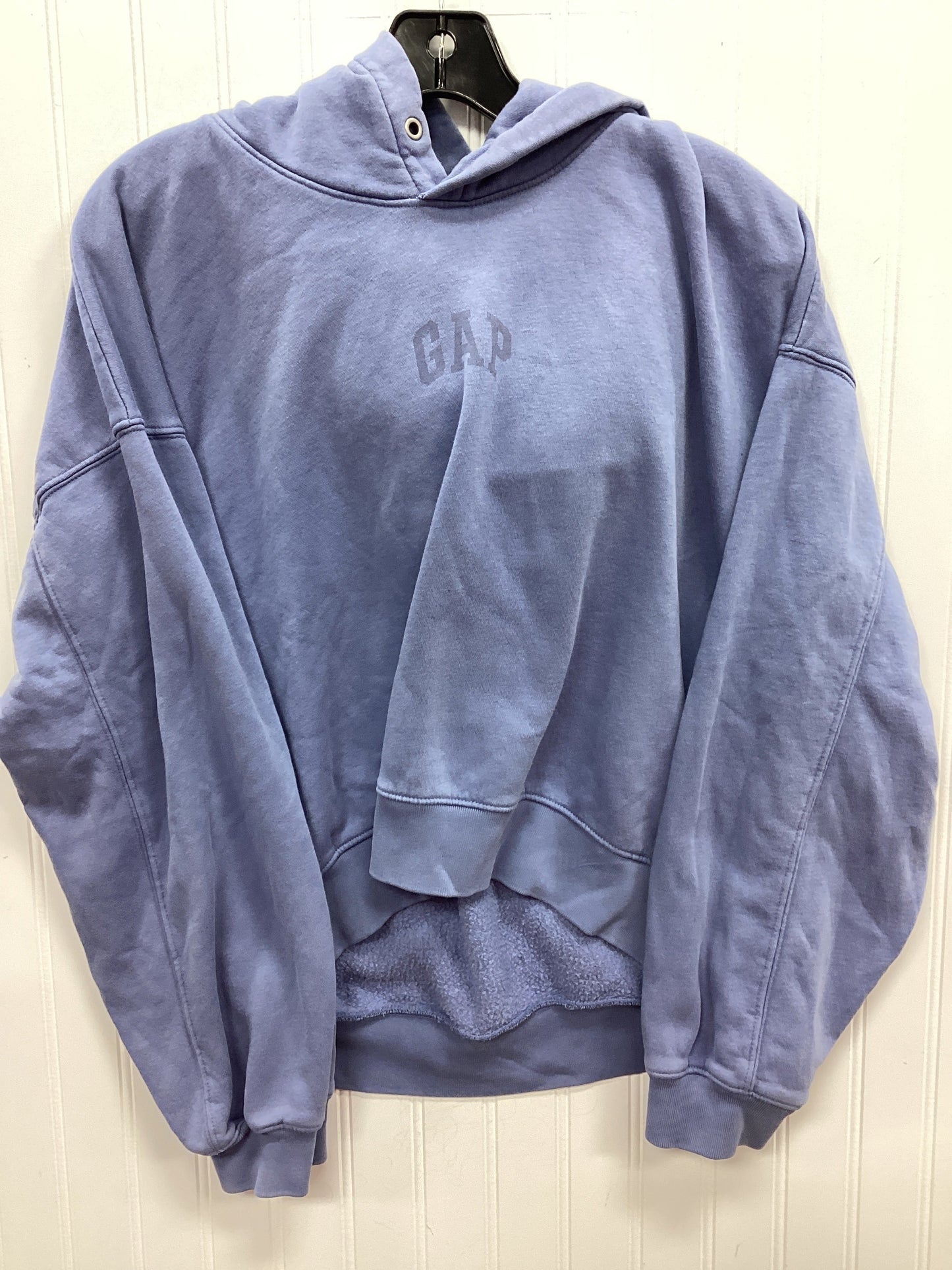 Sweatshirt Hoodie By Gap In Blue, Size:S