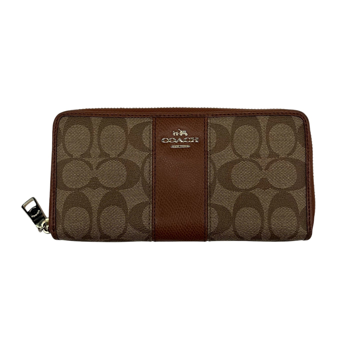 Wallet Designer By Coach In Brown, Size:Medium