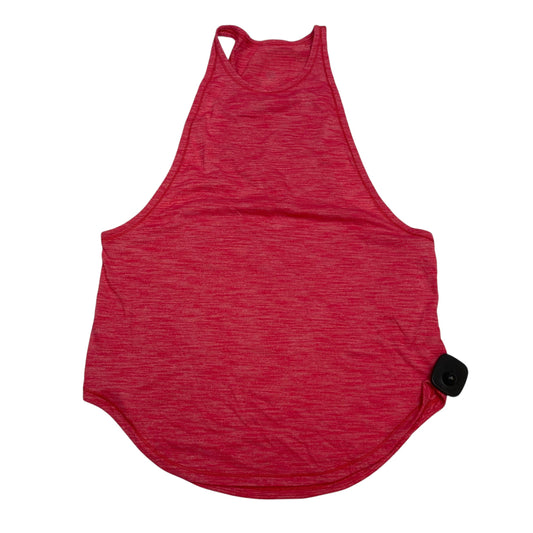 Athletic Tank Top By Lululemon In Red, Size:S