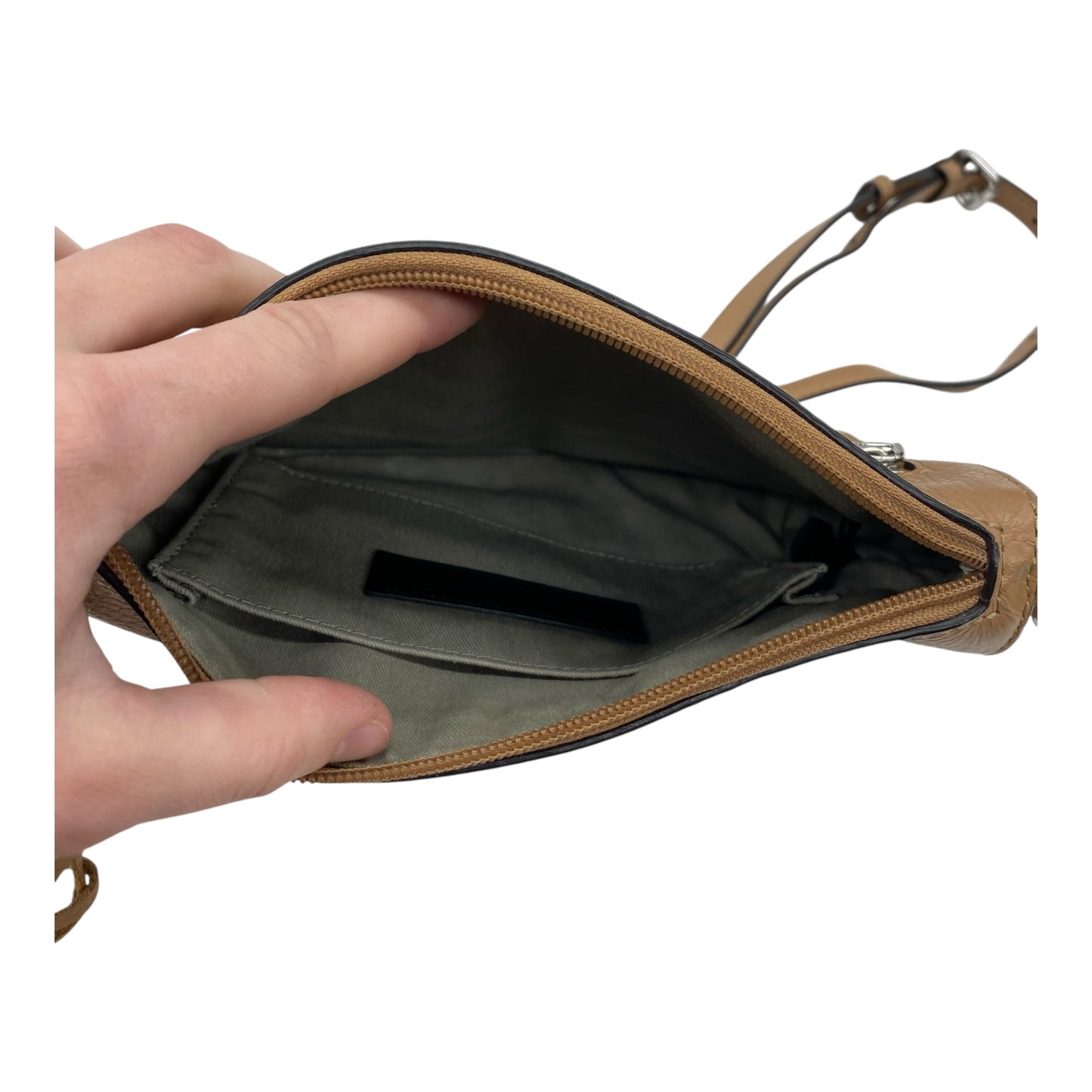 Crossbody Designer By Rebecca Minkoff In Brown, Size:Medium