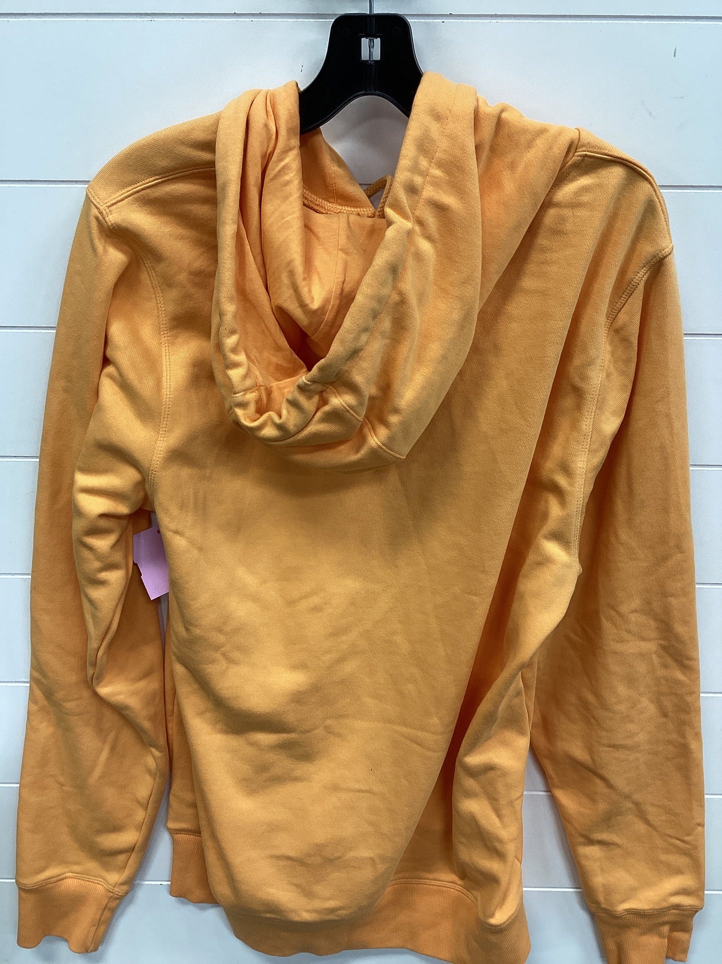 Athletic Sweatshirt Hoodie By New Balance In Orange, Size:L