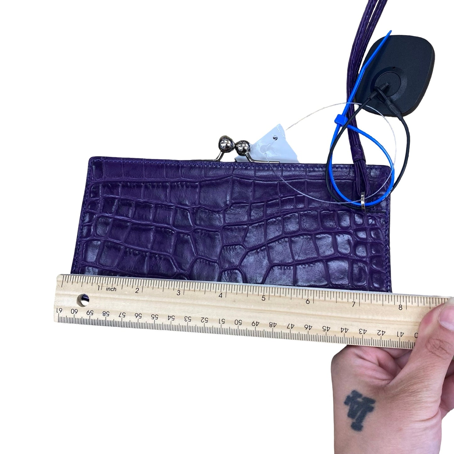 Wristlet Luxury Designer By Burberry In Purple, Size:Medium