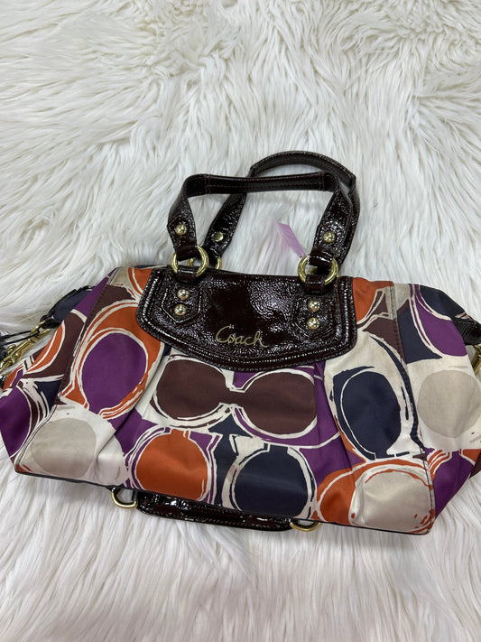 Handbag Designer By Coach In Multi, Size:Medium