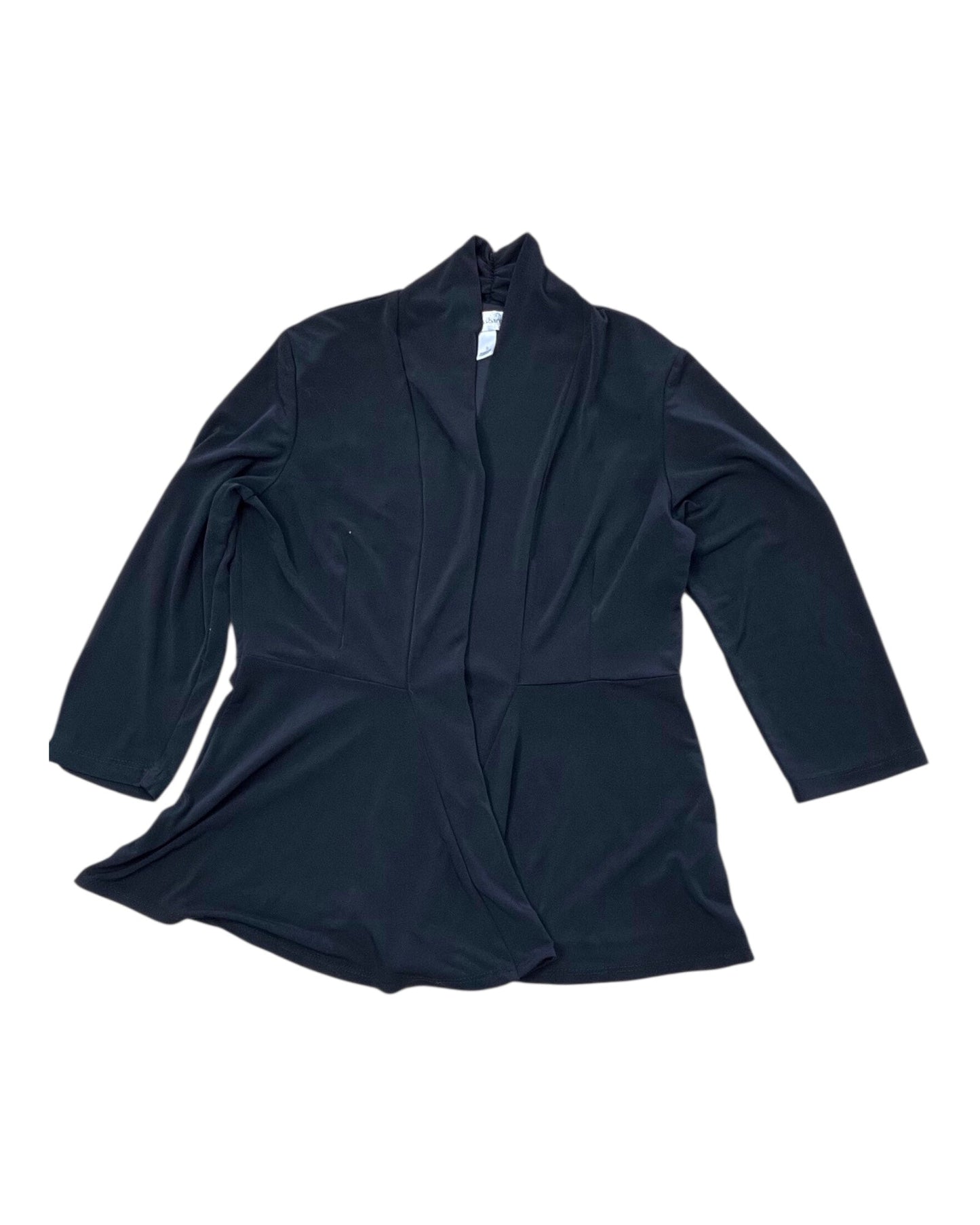 Cardigan By Dressbarn In Black, Size:S