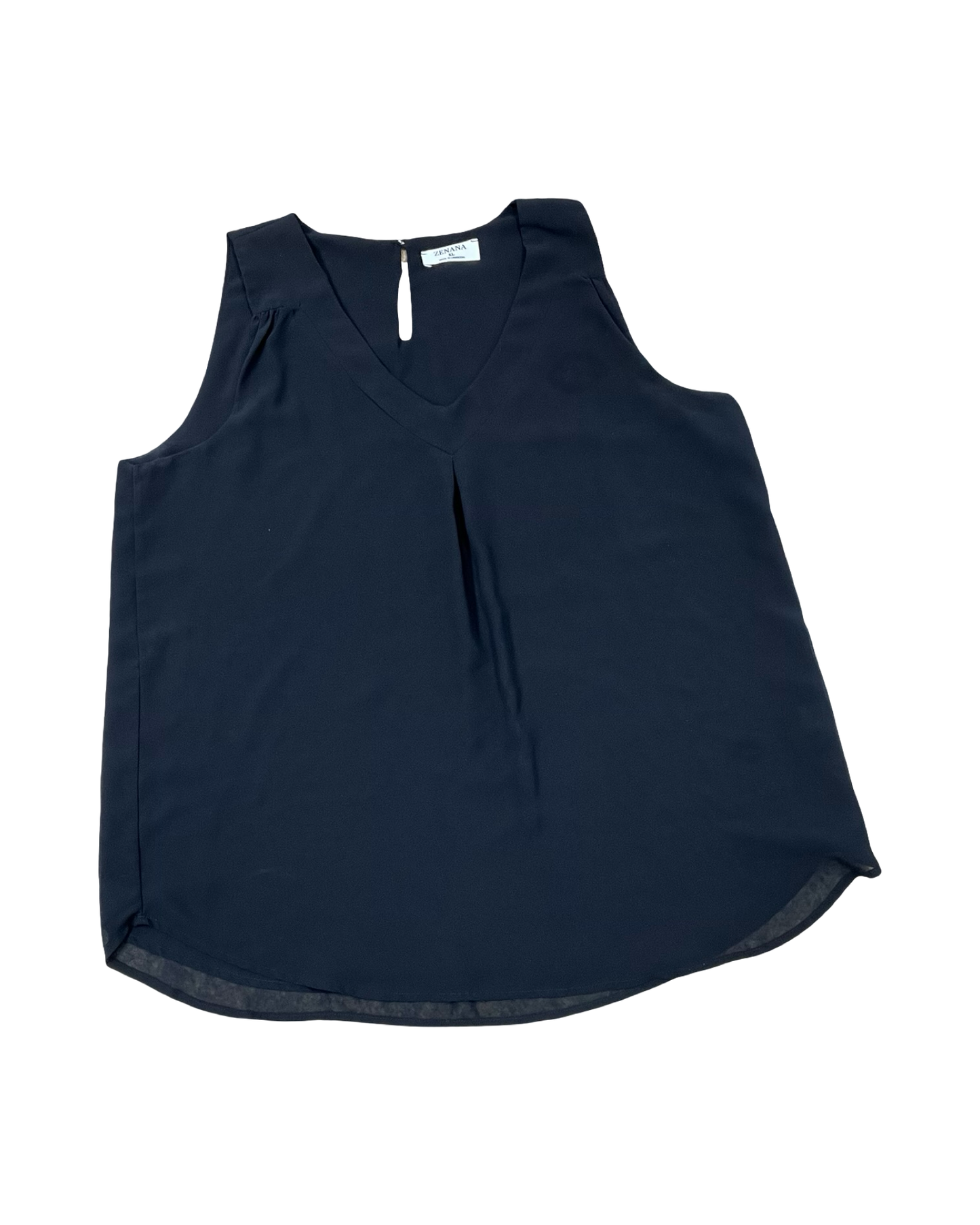 Top Ss By Zenana In Black, Size:Xl