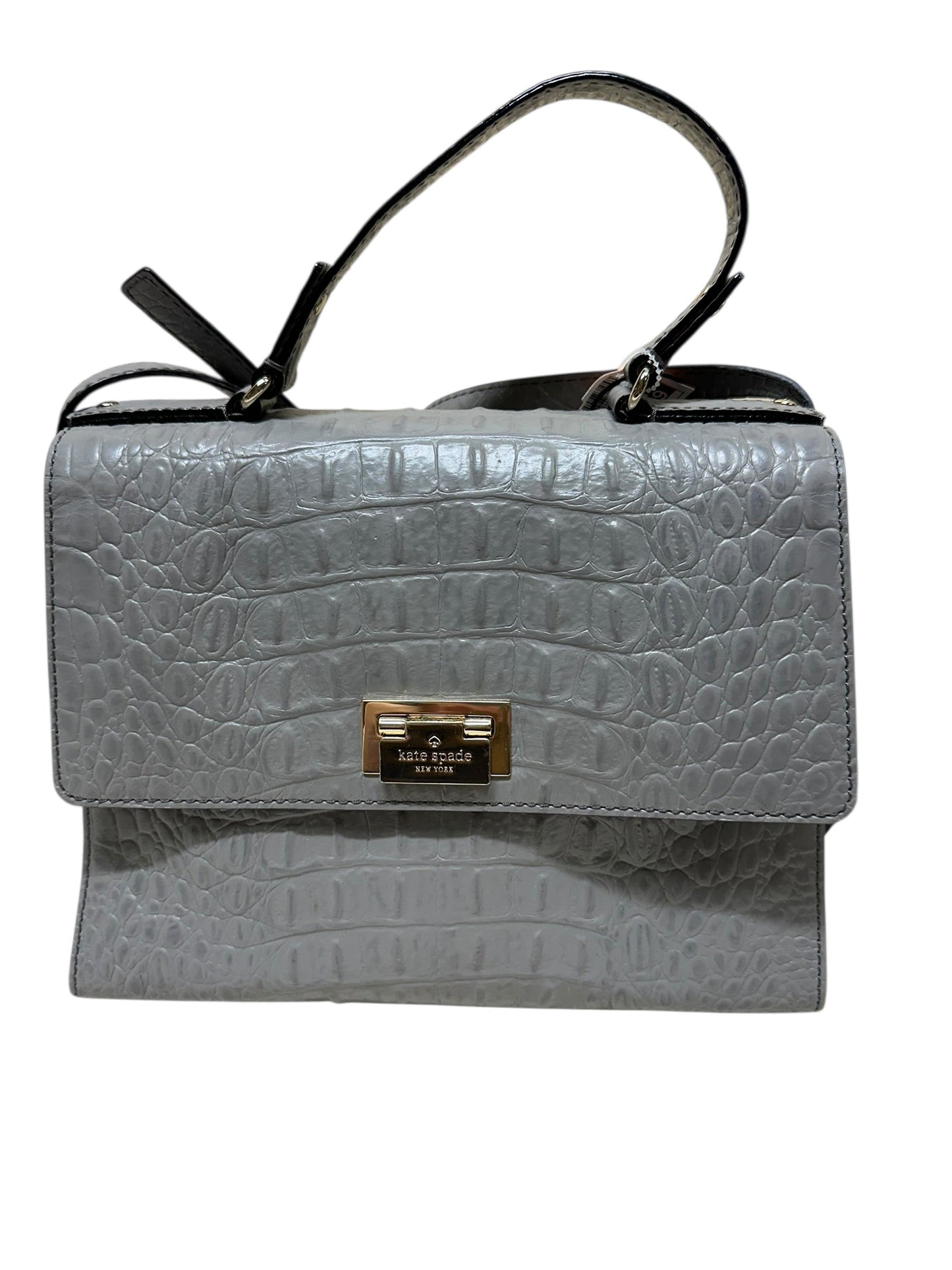 Handbag Designer By Kate Spade In Grey, Size:Large
