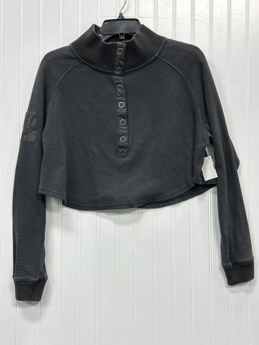 Athletic Top Ls Collar By Free People In Grey, Size:Xs