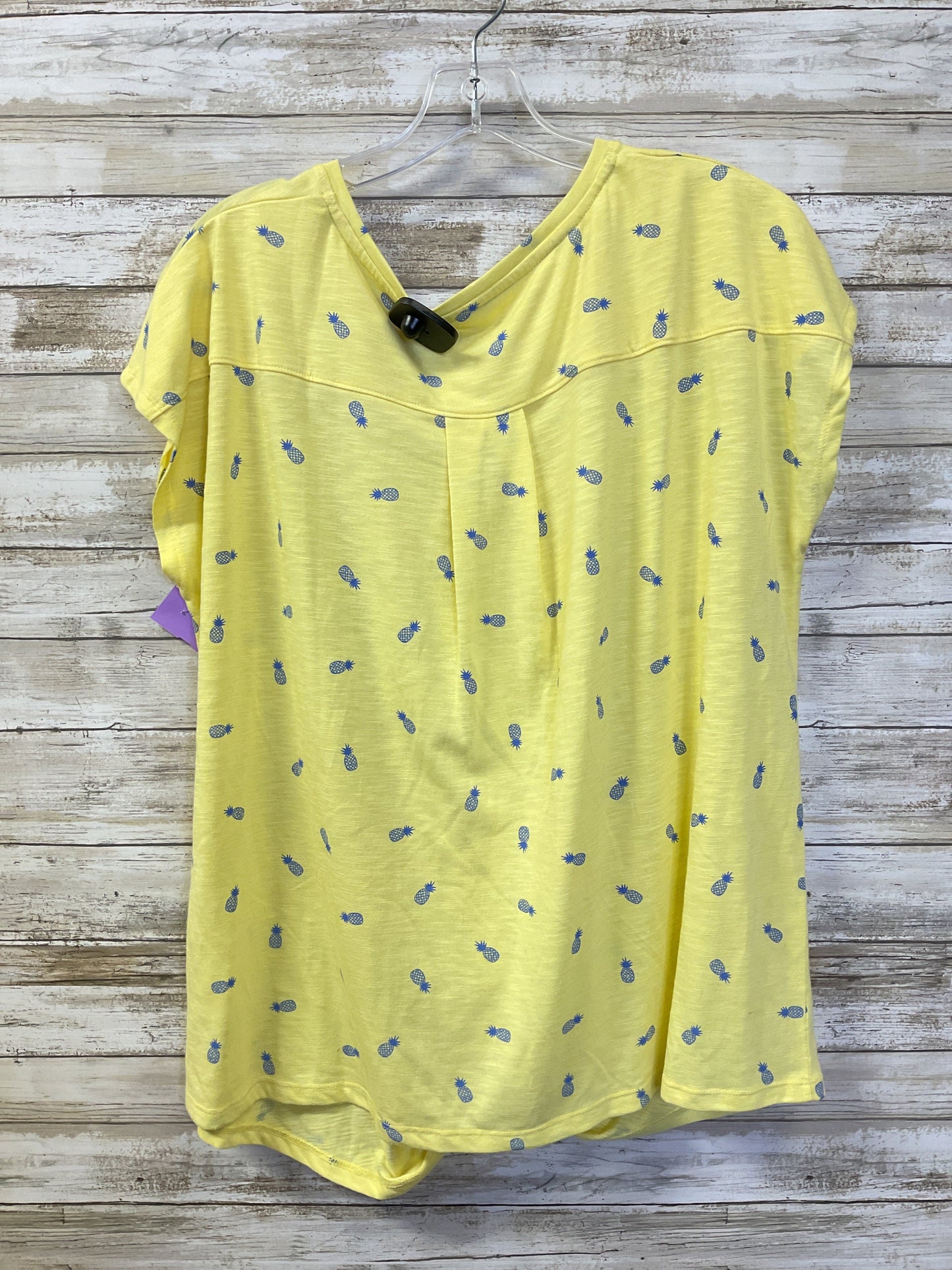 Top Ss Basic By Izod In Yellow, Size:Xxl