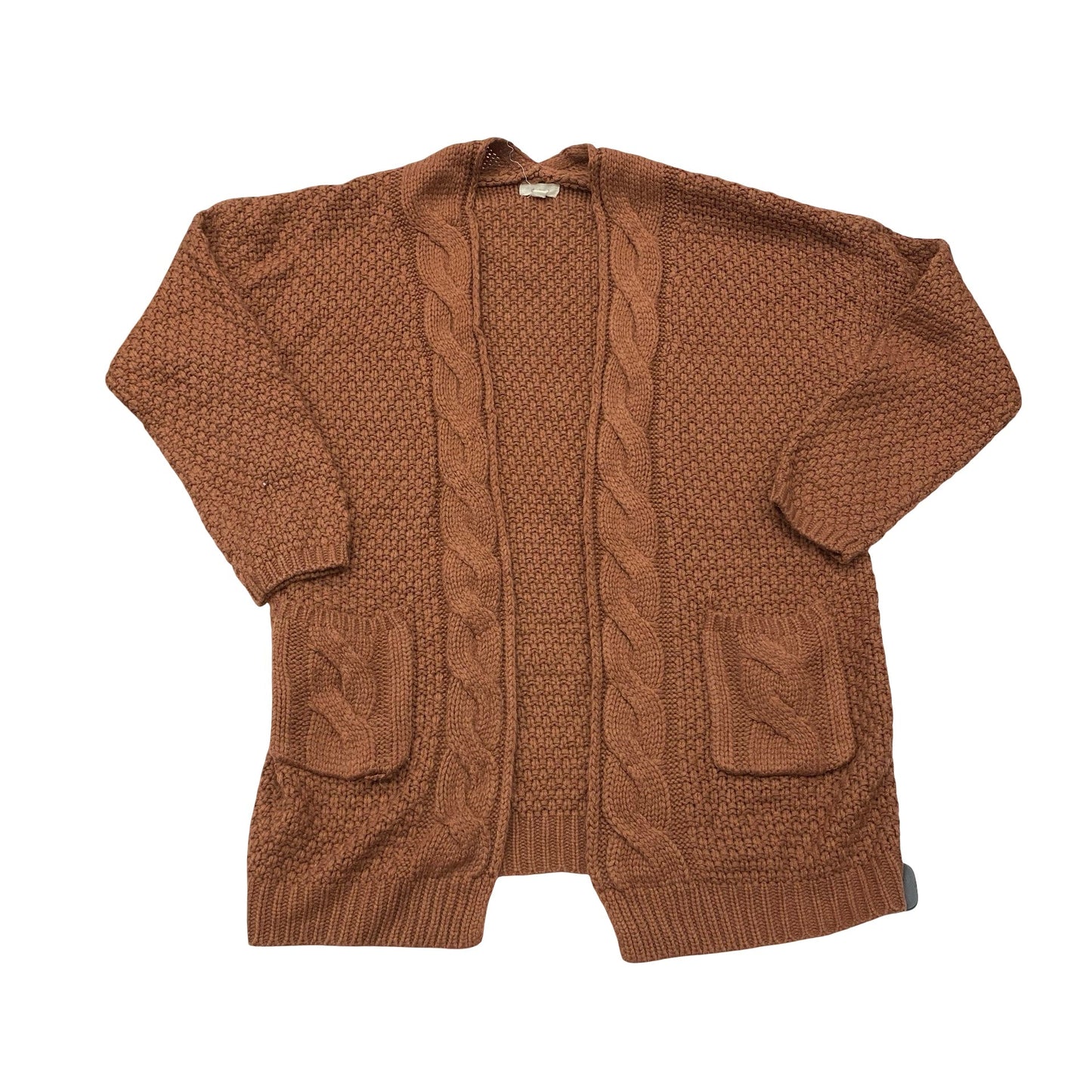 Sweater Cardigan By Debut In Brown, Size:M