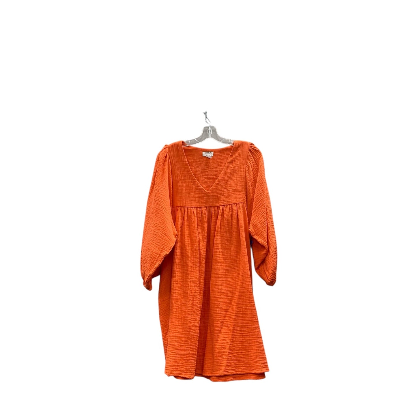 Dress Casual Short ByIXI- Palms  In Orange, Size:S