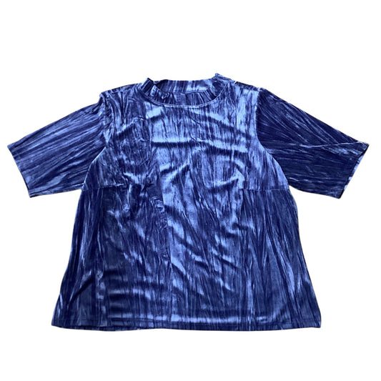 Top Ss By Pilcro In Blue, Size:2X