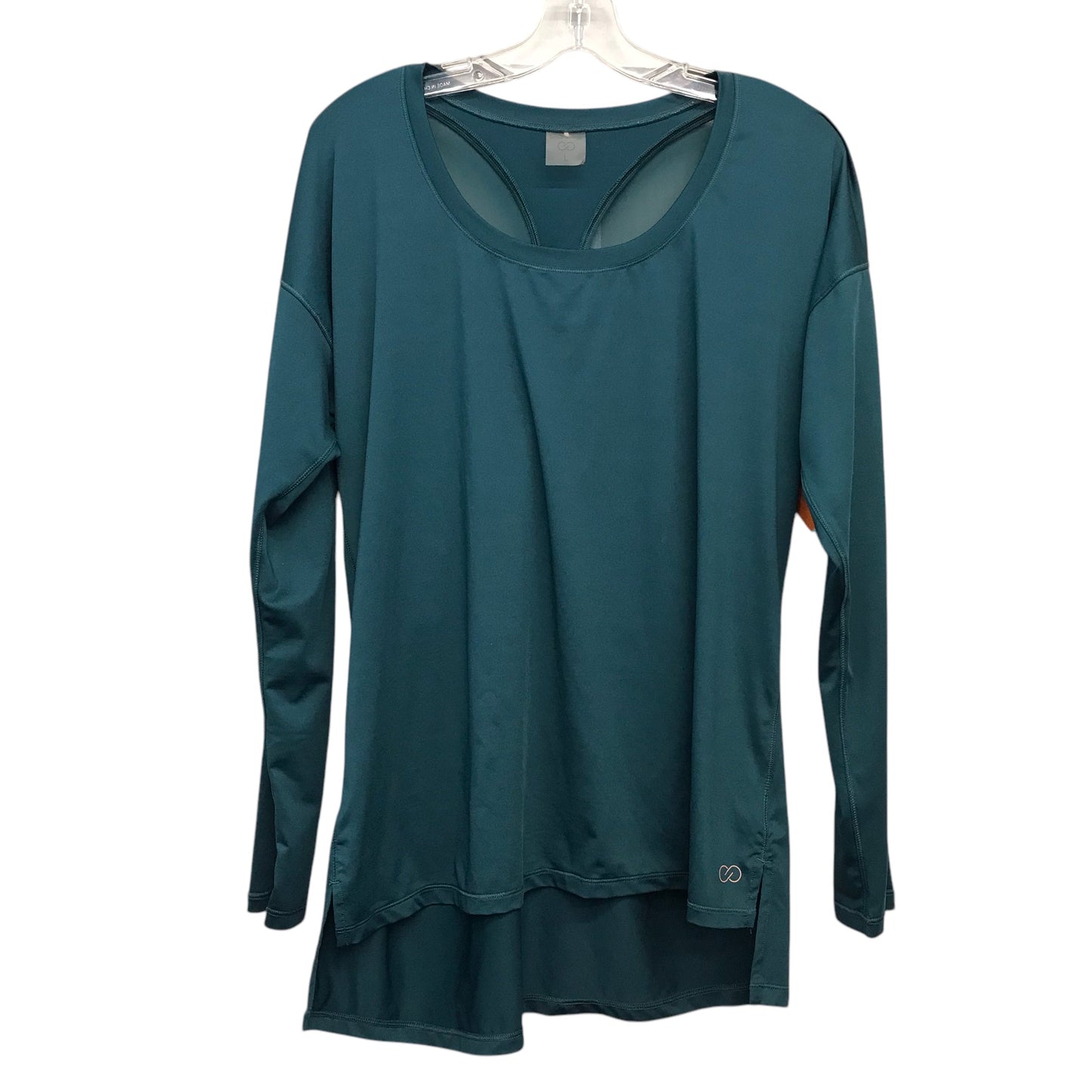 Athletic Top Ls Crewneck By Calia In Green, Size:L