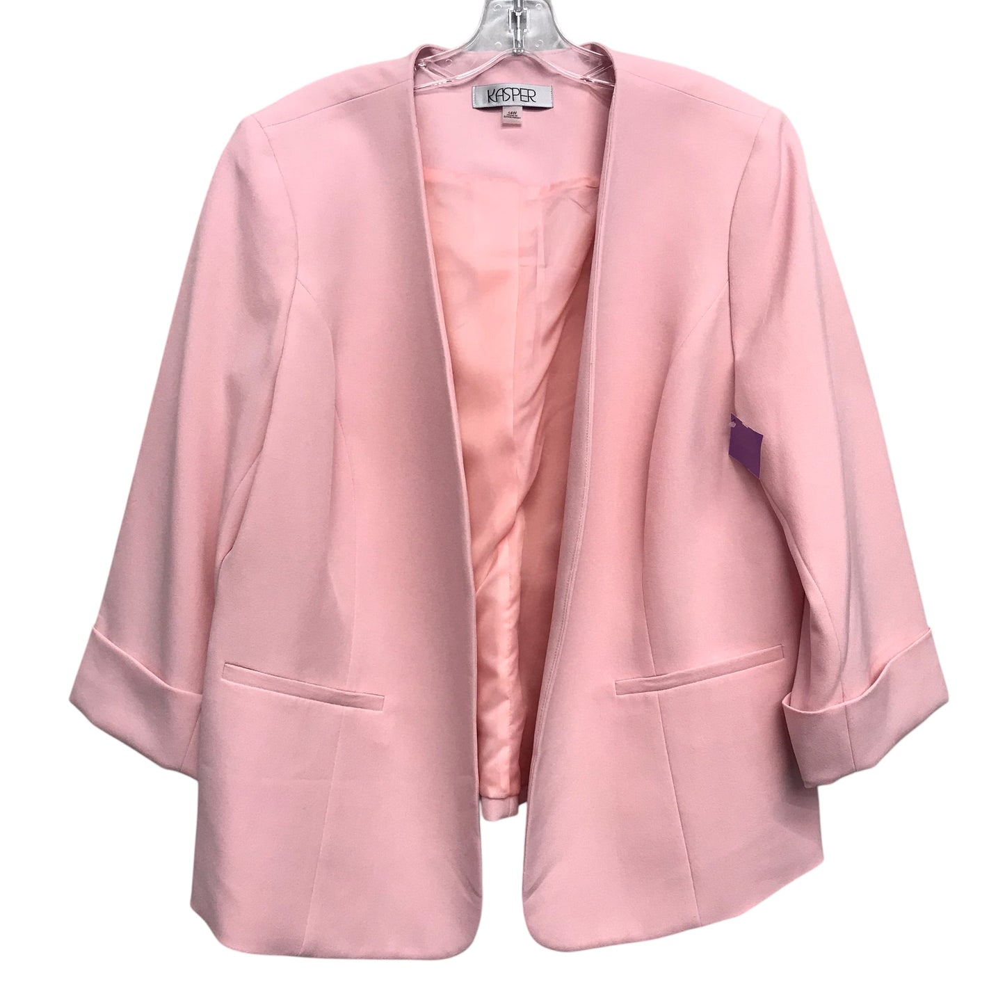 Blazer By Kasper In Pink, Size:L