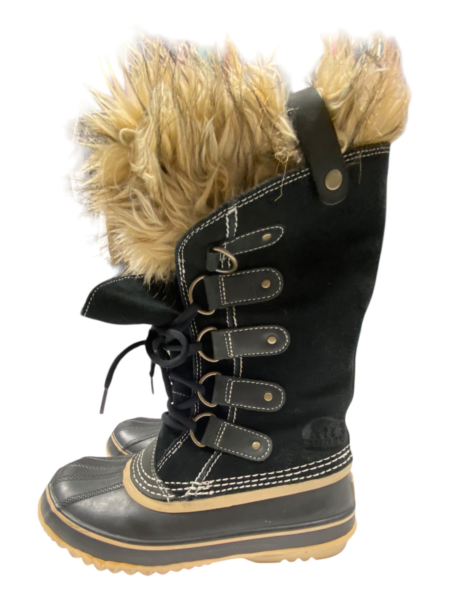 Boots Designer By Sorel In Black, Size:7