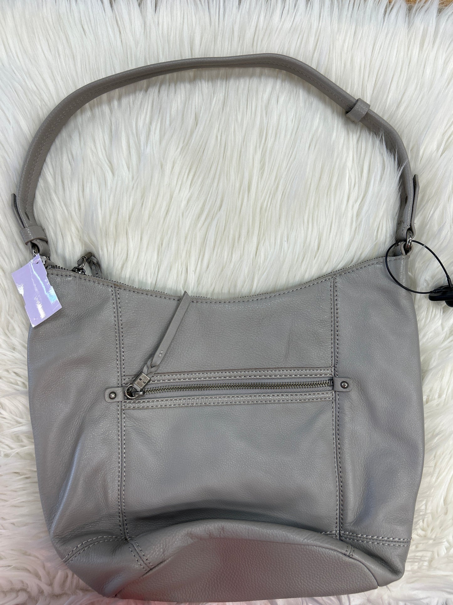 Handbag Leather By The Sak In Grey, Size:Large