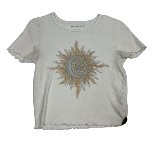 Top Ss By American Eagle In Cream, Size:S