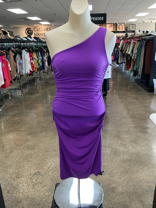 Dress Casual Midi By Clothes Mentor In Purple, Size:Xs