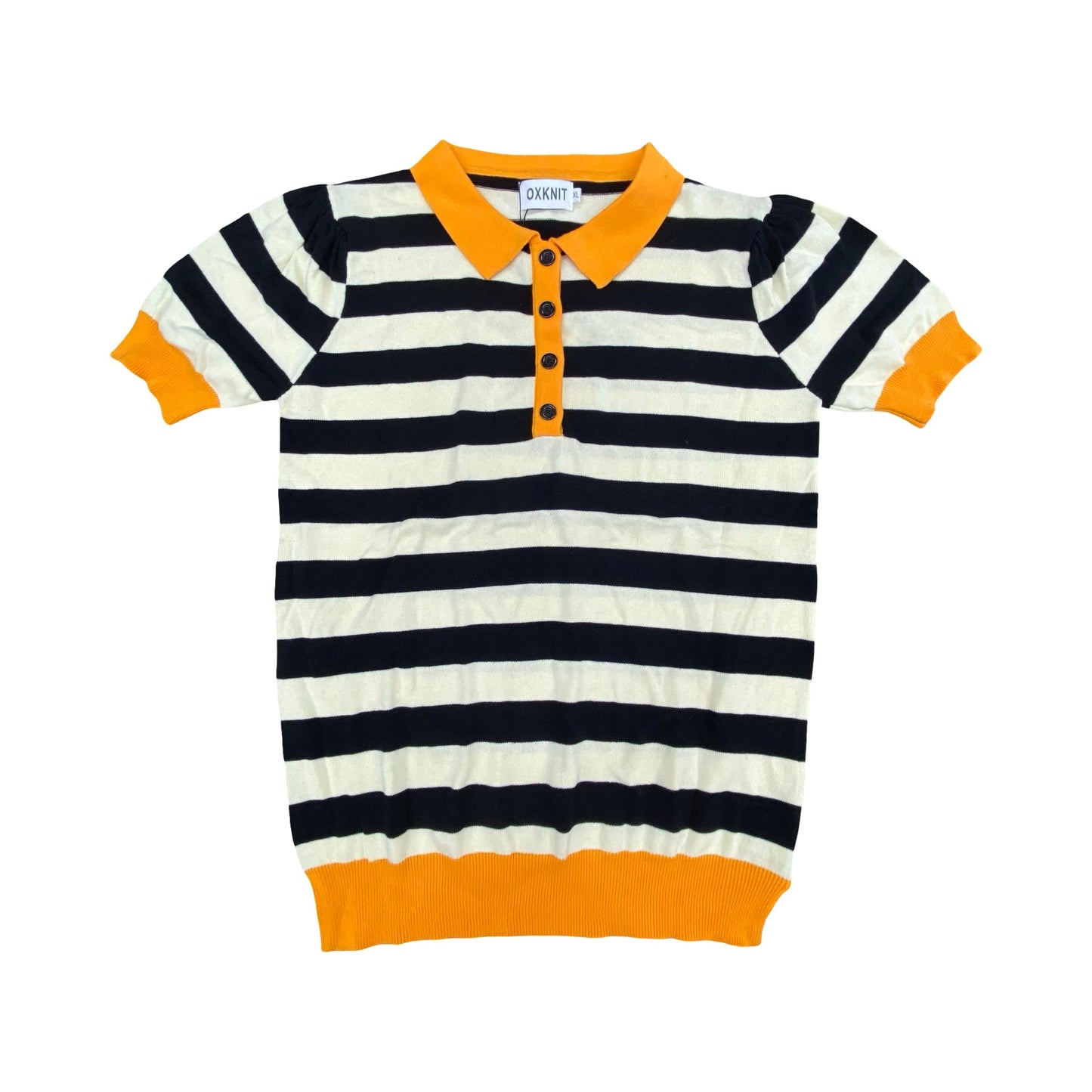 Sweater Ss By Clothes Mentor In Striped Pattern, Size:Xl