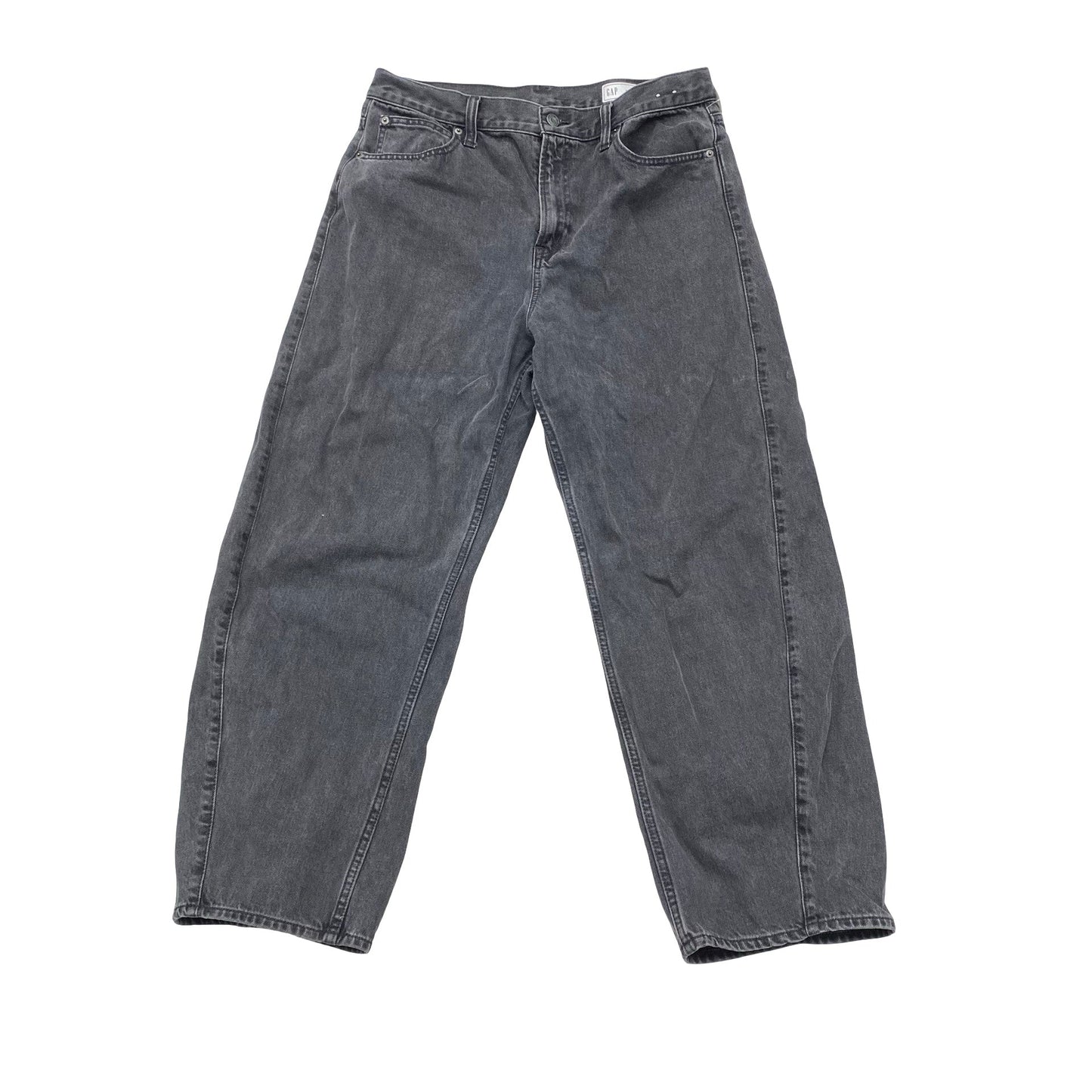 Jeans Wide Leg By Gap In Grey Denim, Size:14