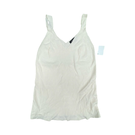 Top Sleeveless By Banana Republic In Cream, Size:L