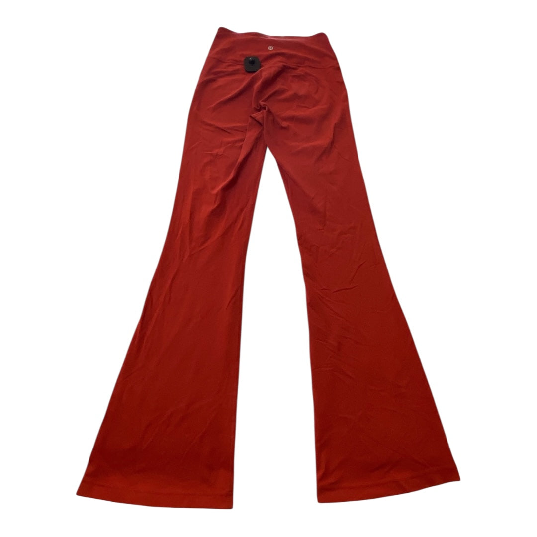 Athletic Pants By Lululemon In Orange, Size:6