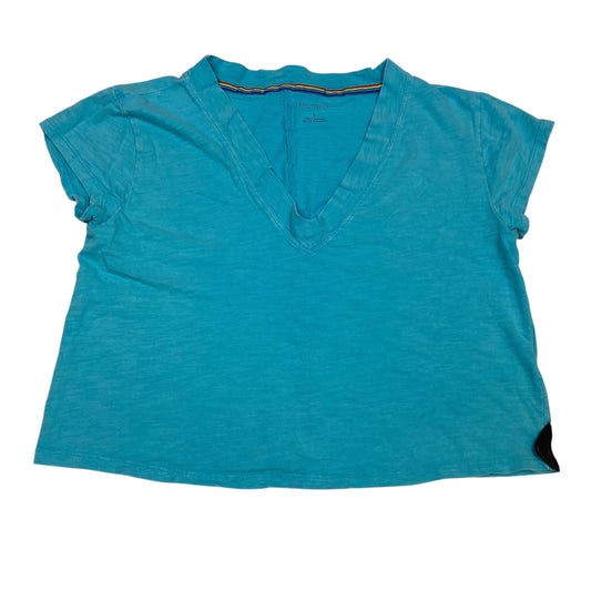 Top Ss Basic By Pilcro In Blue, Size:S