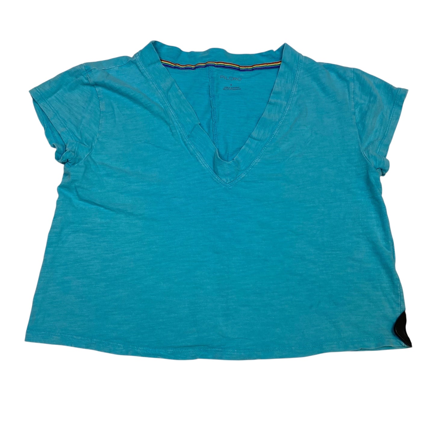 Top Ss Basic By Pilcro In Blue, Size:S