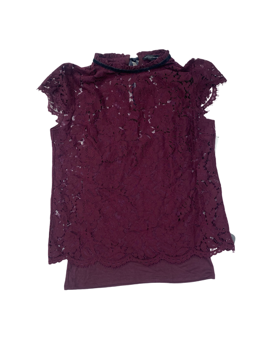 Top Sleeveless By White House Black Market In Maroon, Size:S
