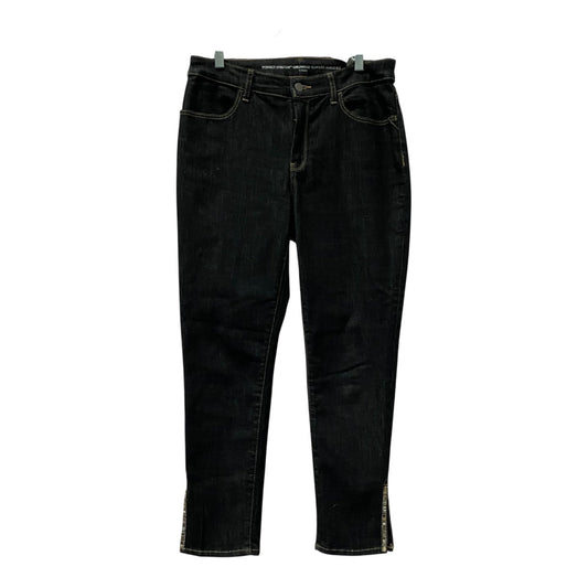 Jeans Straight By Chicos In Black, Size:S