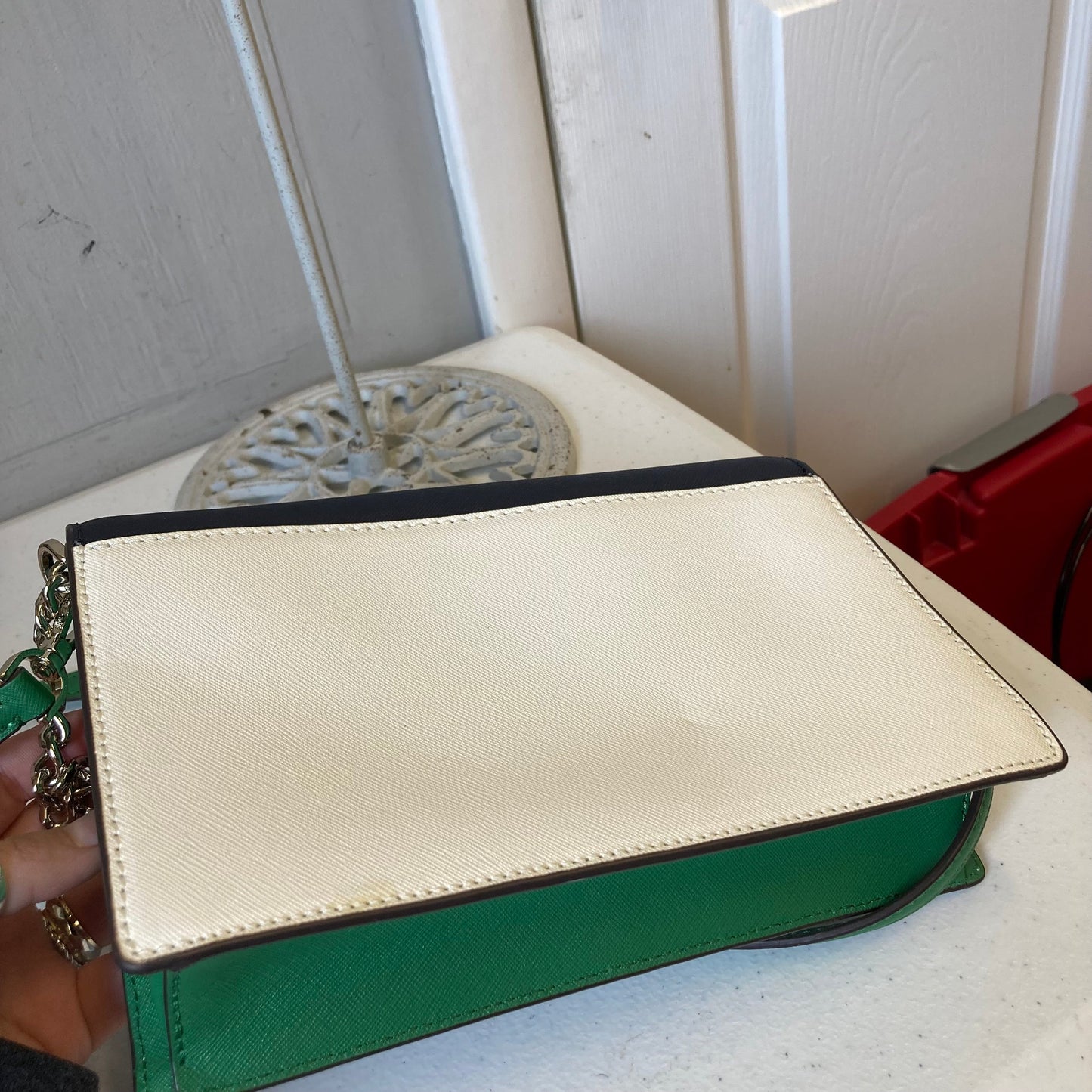 Crossbody Designer By Kate Spade In Blue & Green, Size:Small