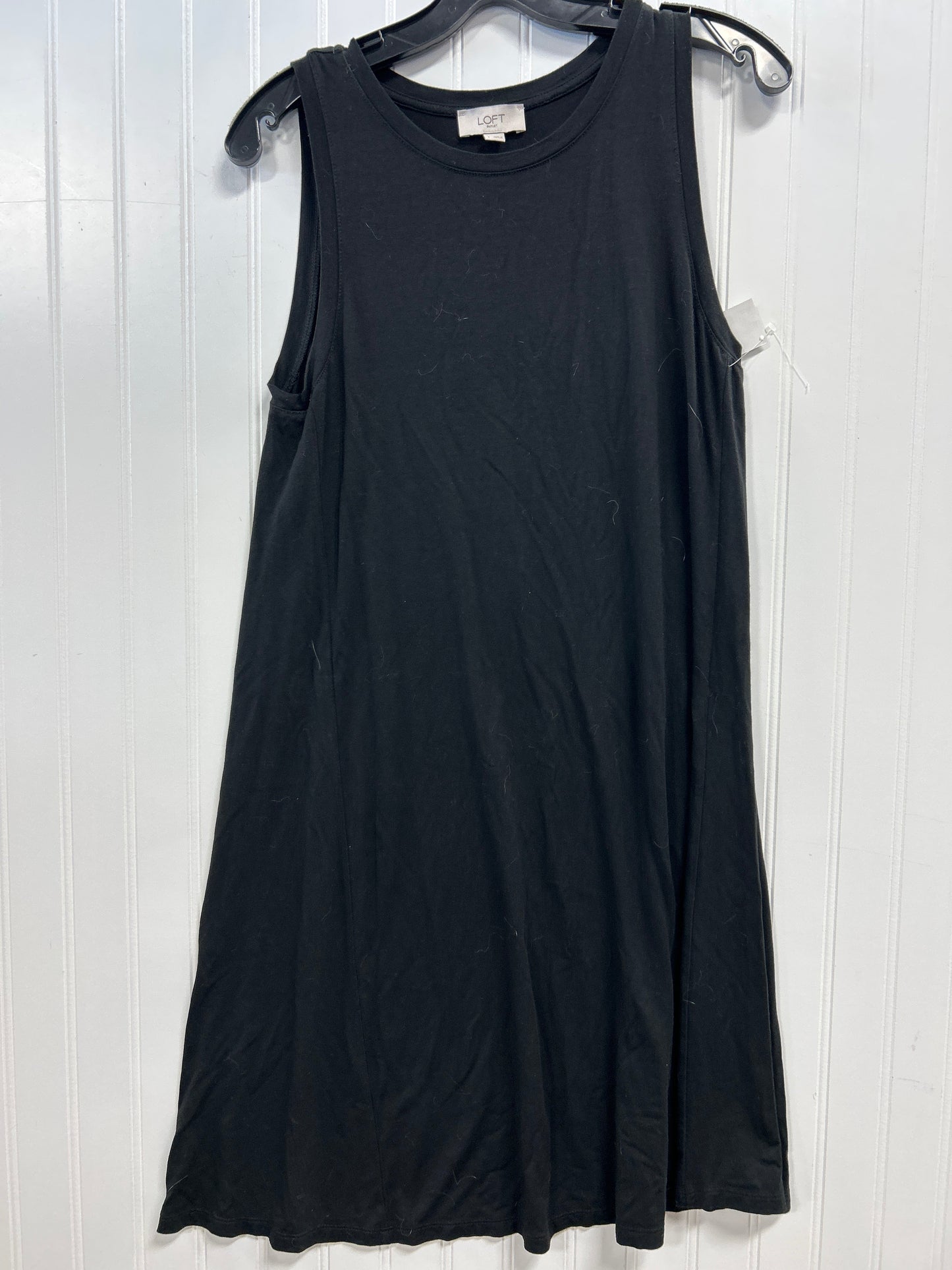 Dress Casual Midi By Loft In Black, Size:S
