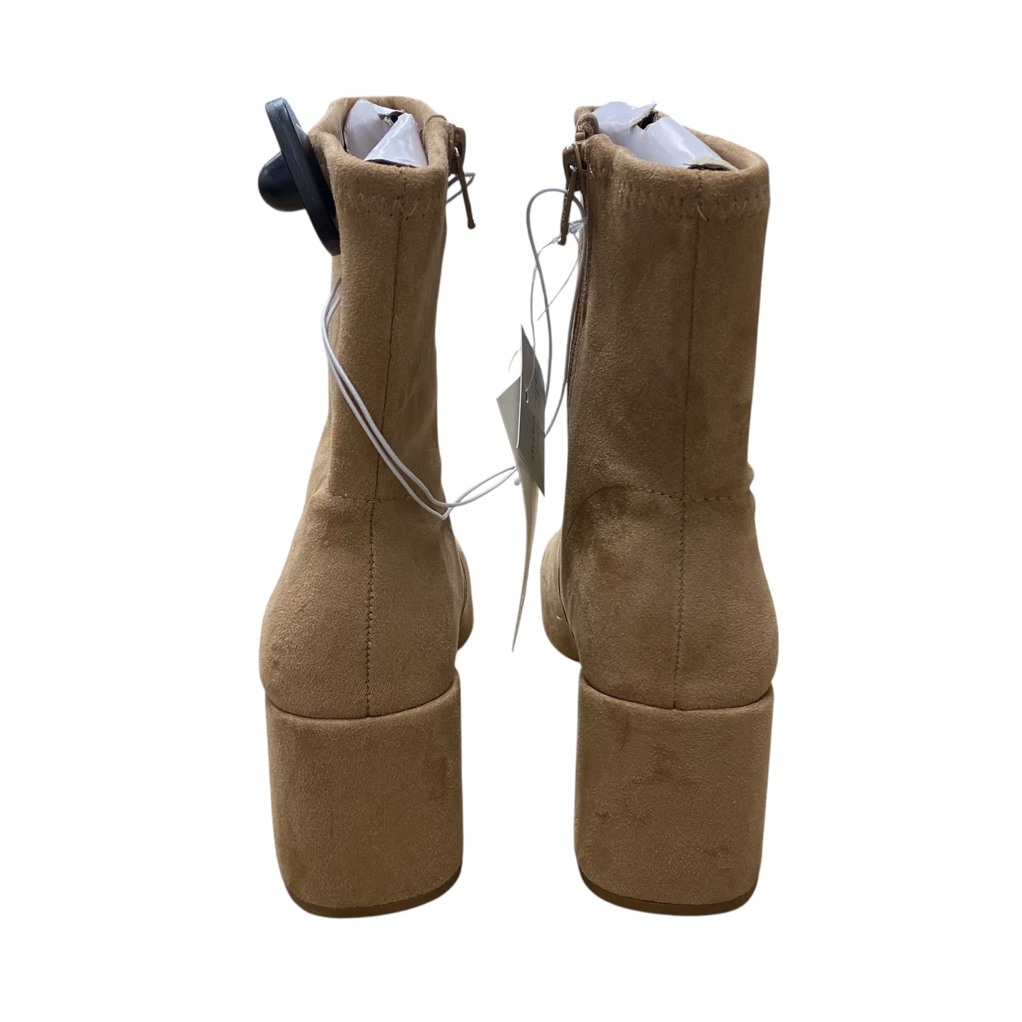 Boots Ankle Heels By A New Day In Brown, Size:6.5
