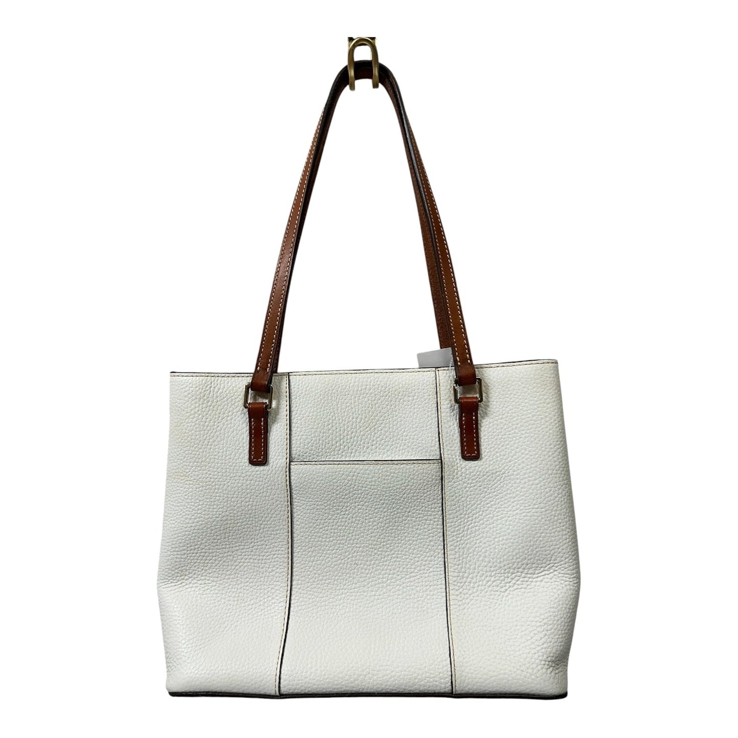 Handbag Designer By Dooney And Bourke In White, Size:Medium