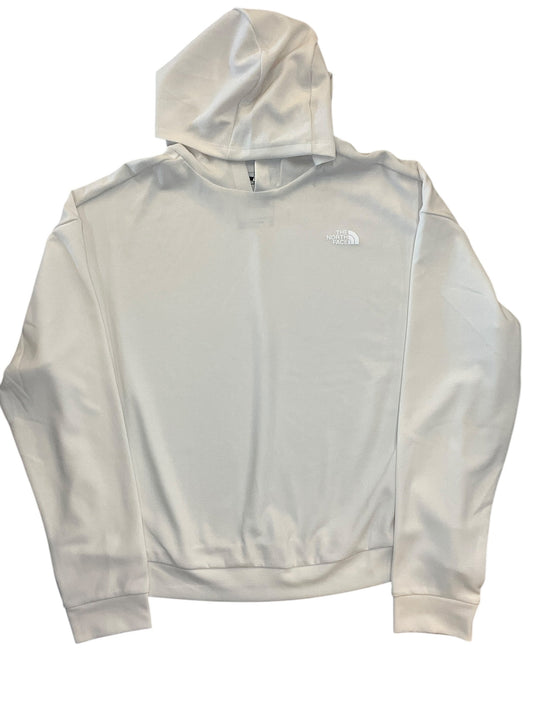 Athletic Sweatshirt Hoodie By The North Face In Cream, Size:1X
