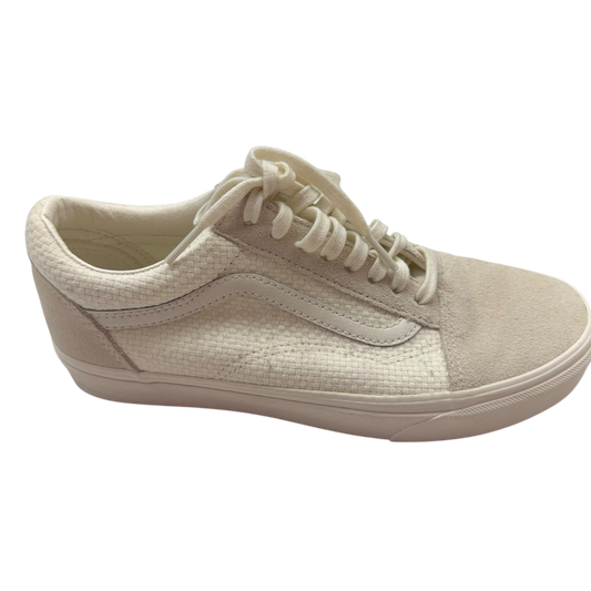Shoes Sneakers By Vans In Cream, Size:8.5
