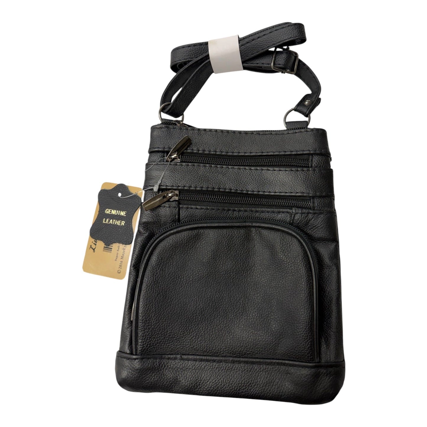 Crossbody Leather By Maze In Black, Size:Small