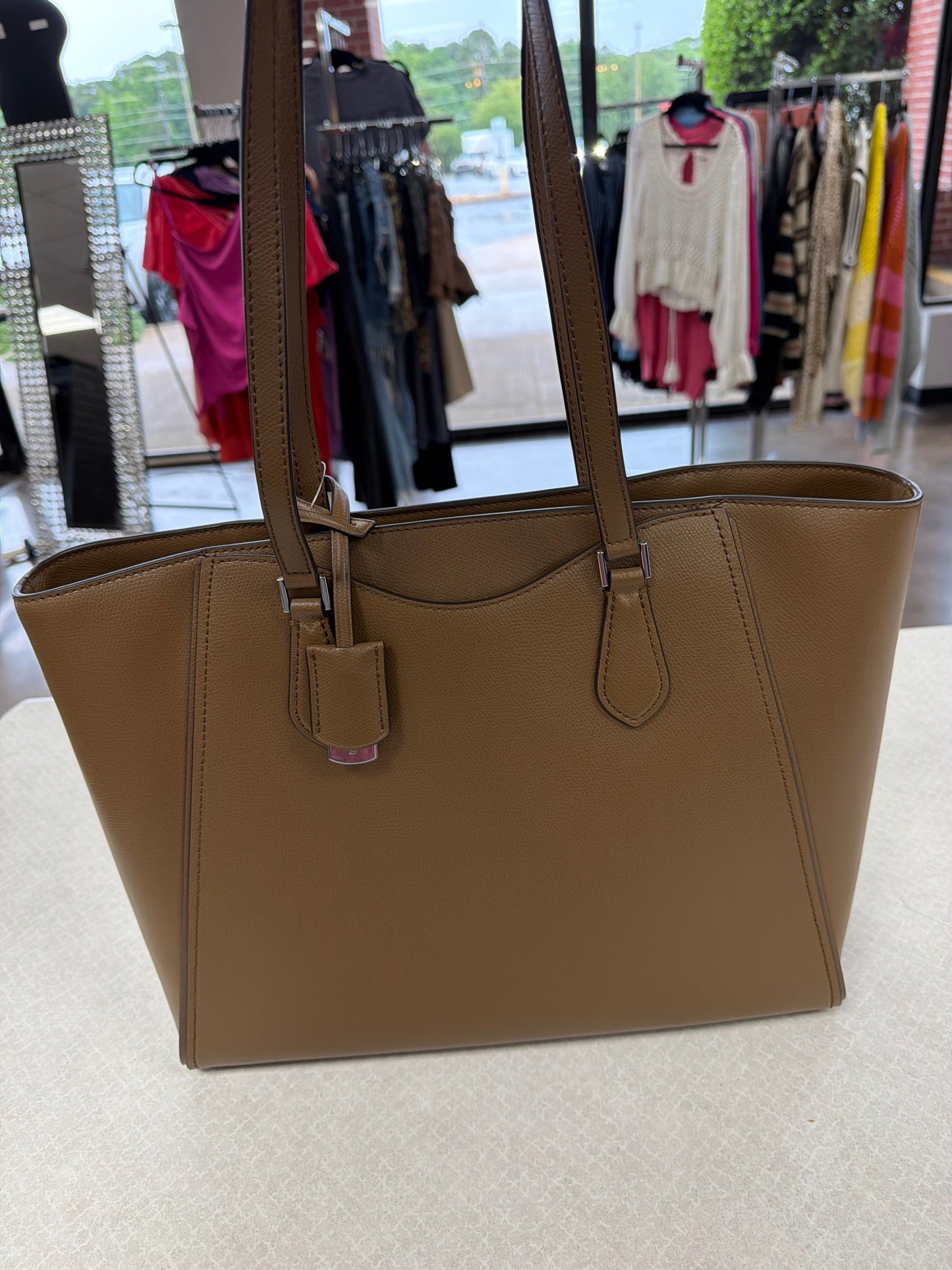 Handbag Designer By Michael Kors In Brown, Size:Large