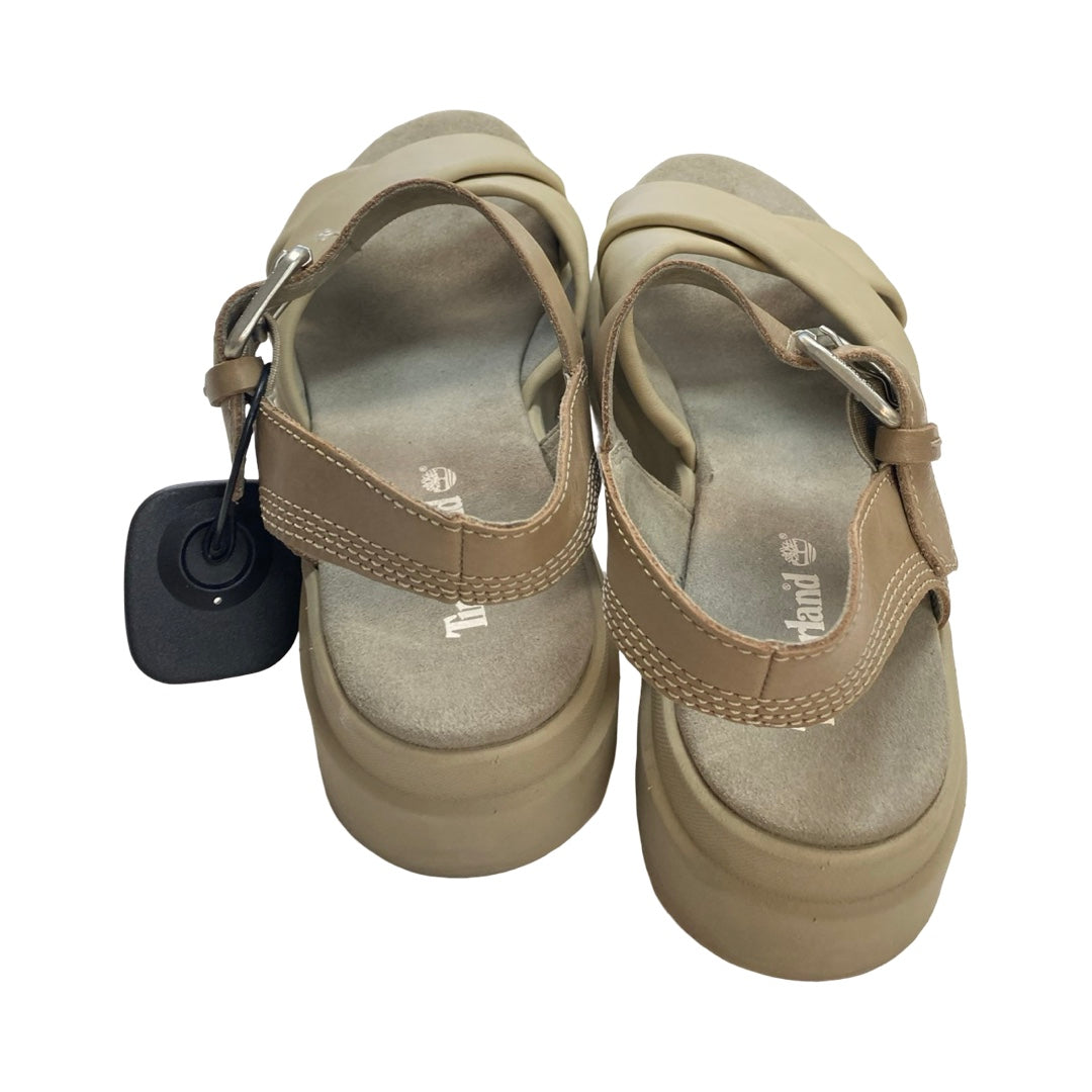 Sandals Flats By Timberland In Tan, Size:6.5