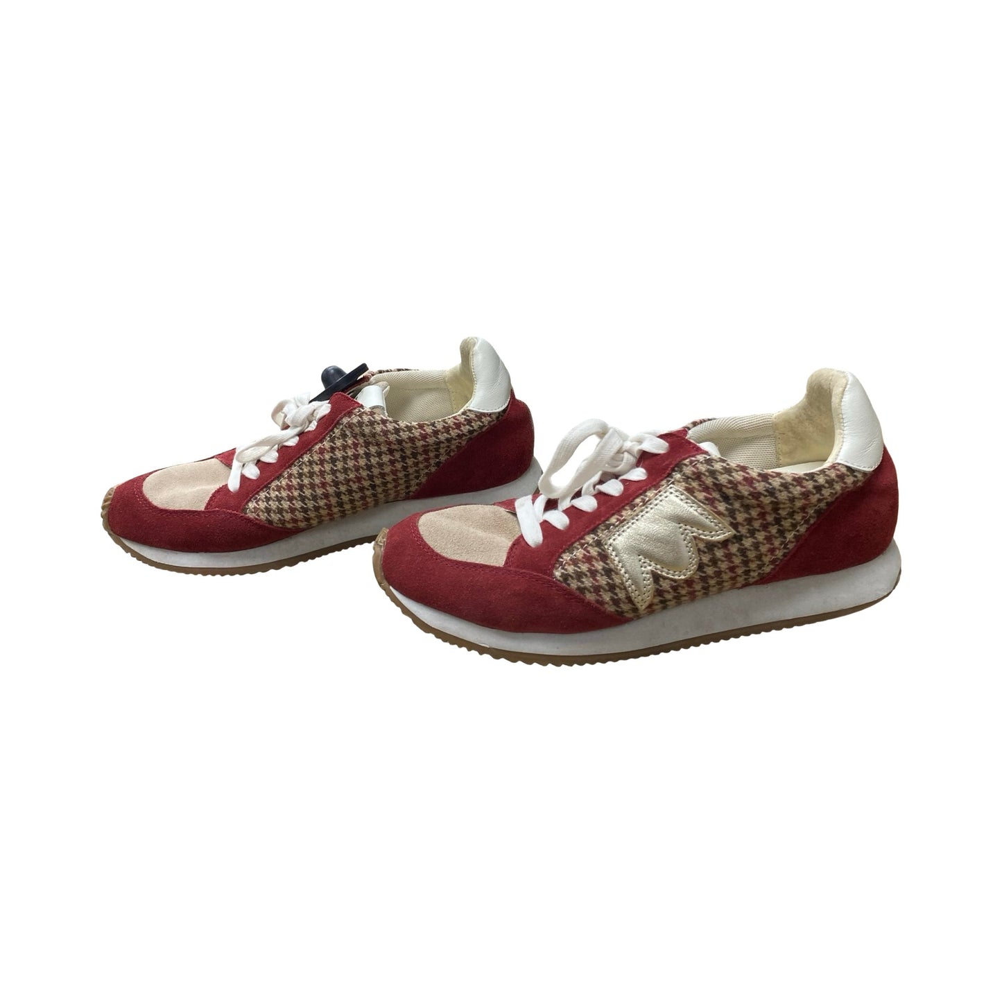 Shoes Sneakers By Birdies In Brown & Red, Size:7.5