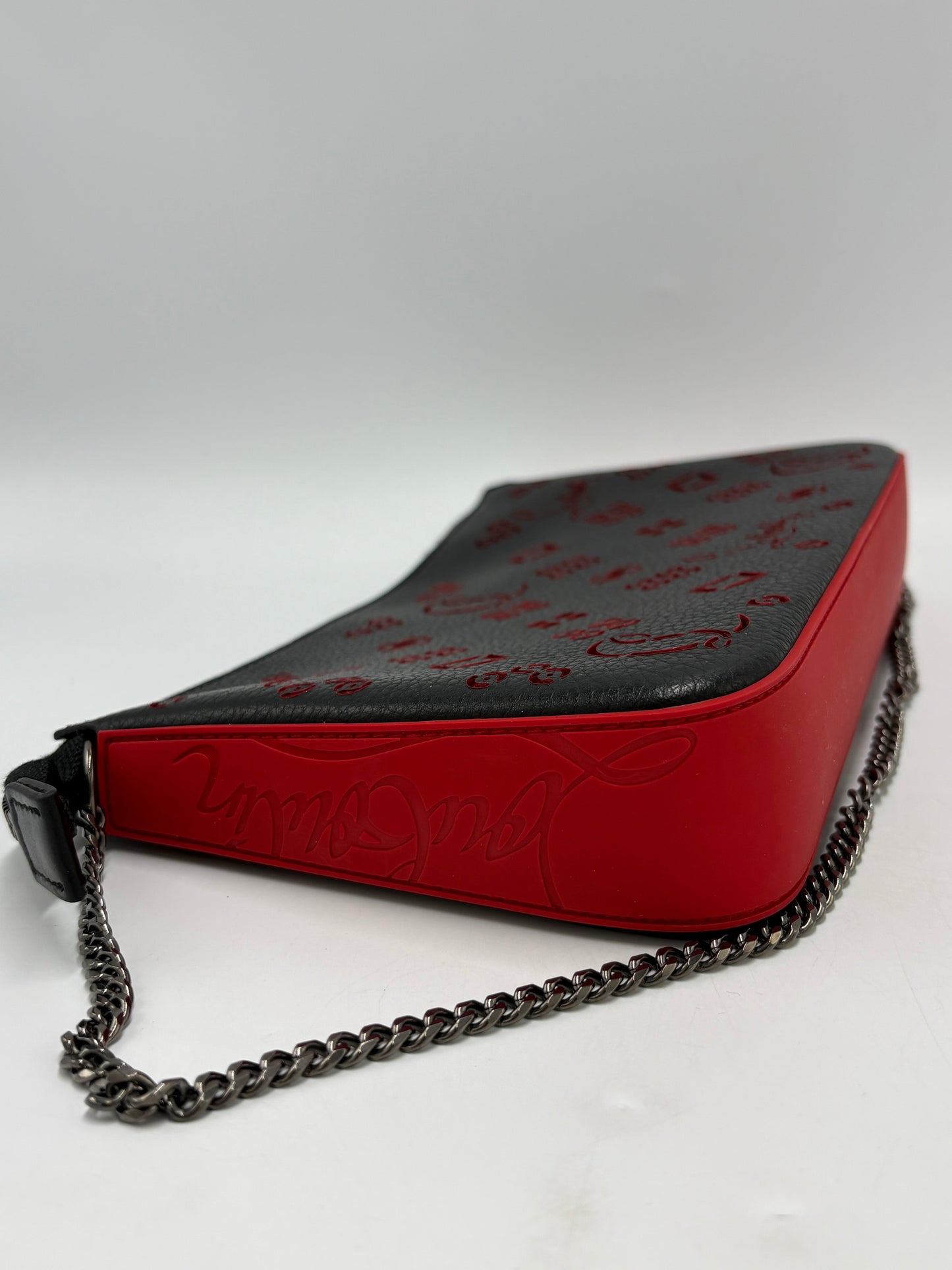 Christian Louboutin Calfskin Loubila Luxury Chain Handbag